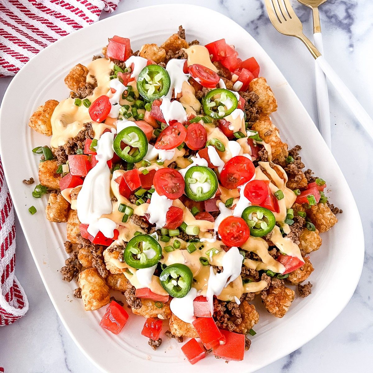 A plate of tachos.