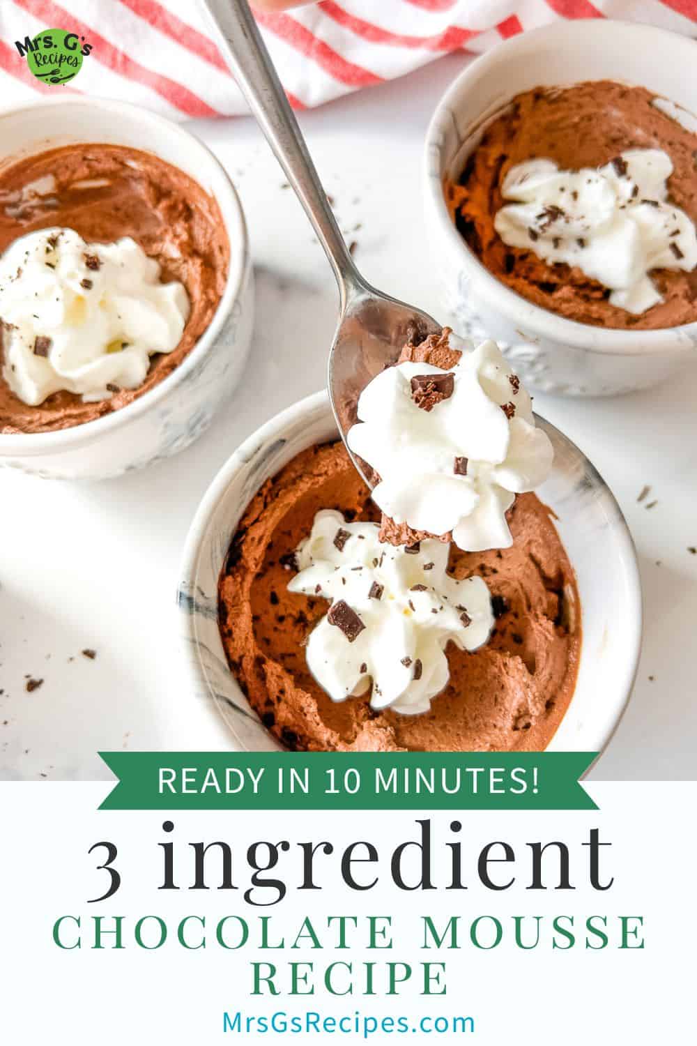 Titled graphic image for chocolate mousse.