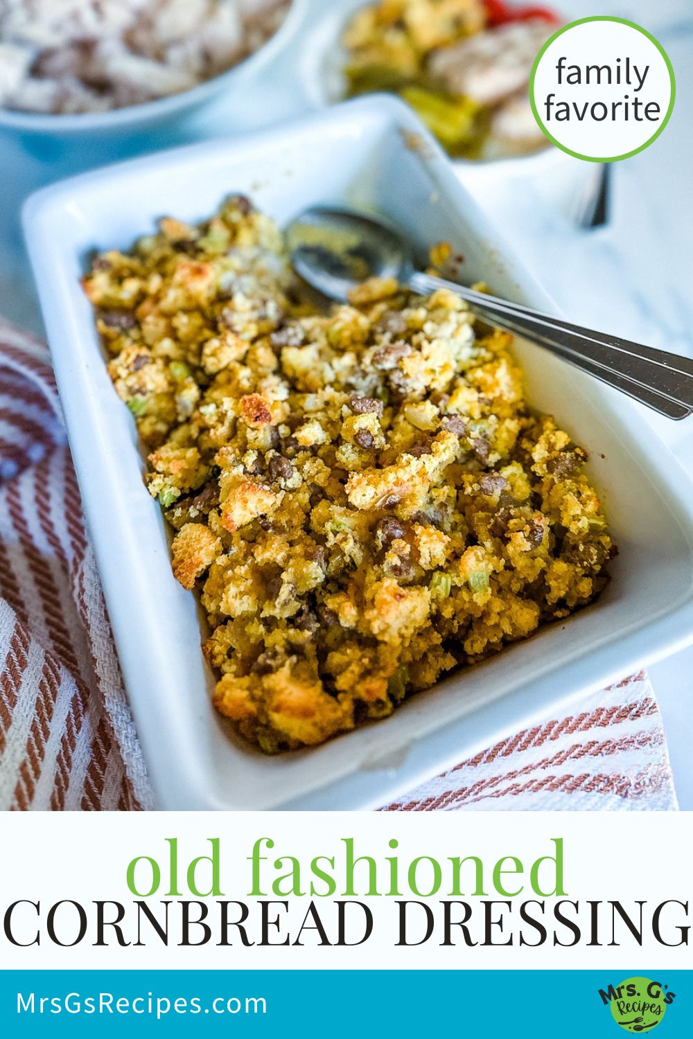 Titled graphic image of Jiffy cornbread casserole.