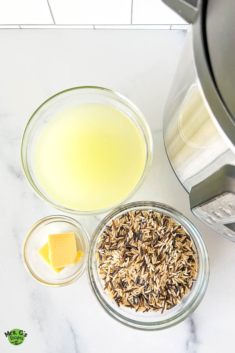 Ingredient image for wild rice recipe.